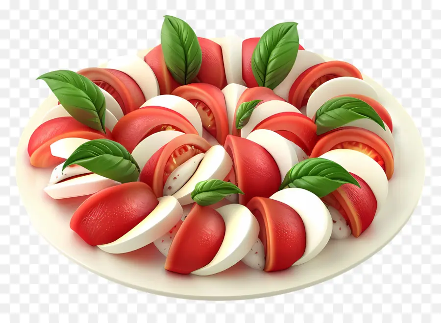 Caprese Salatası，Domates PNG