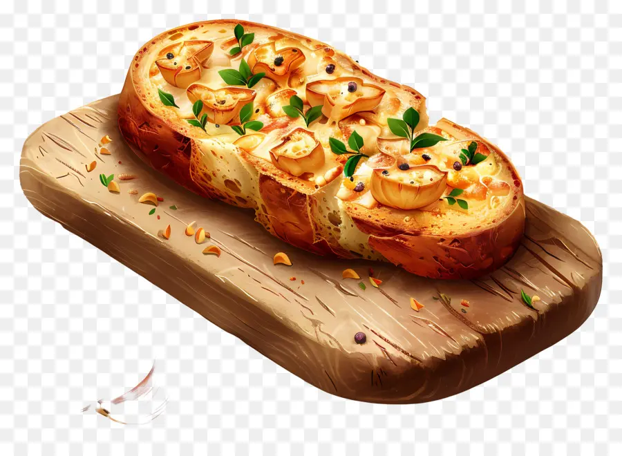 Sarımsaklı Ekmek，Tost PNG