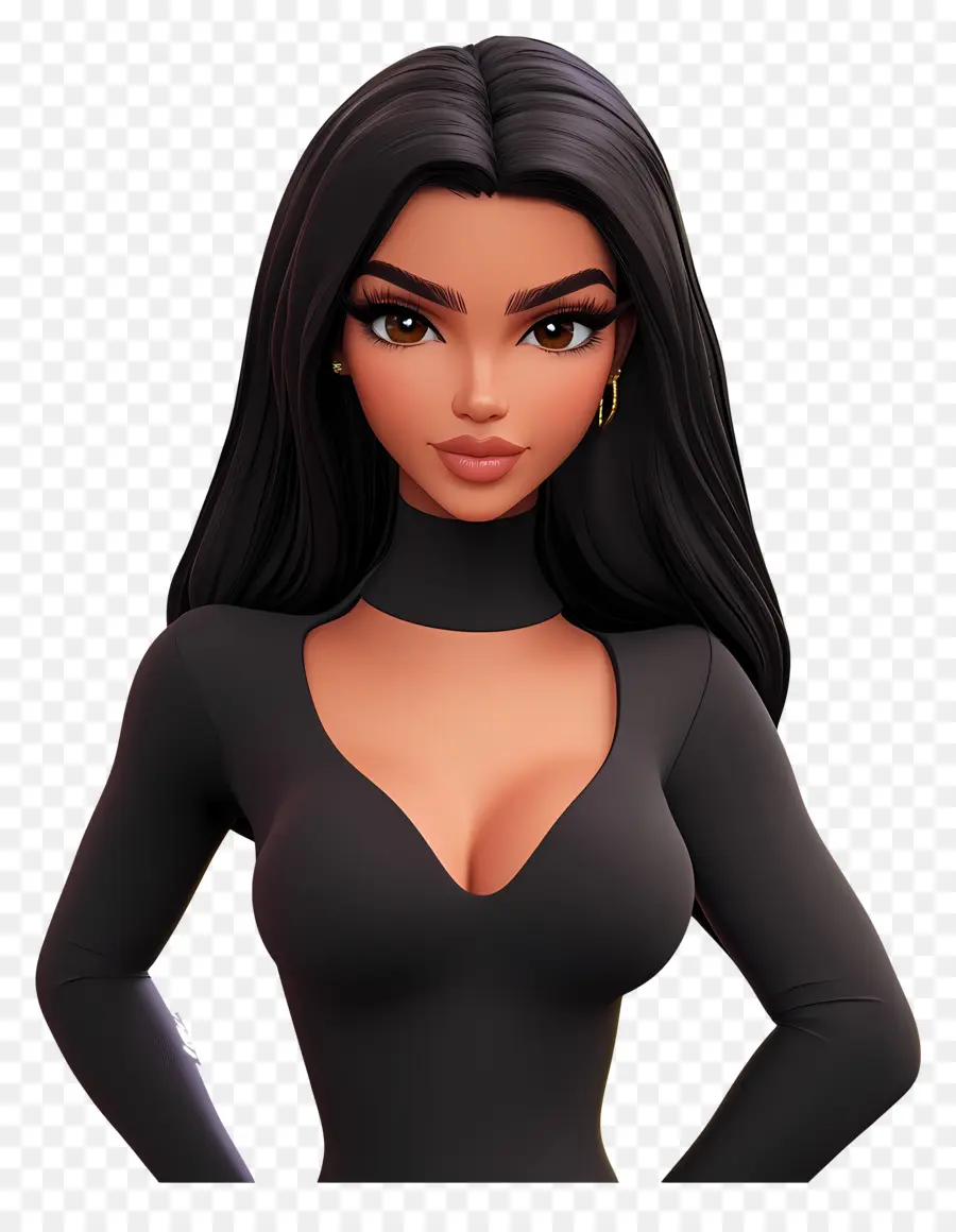 Kim Kardashian，Animasyonlu Kadın PNG