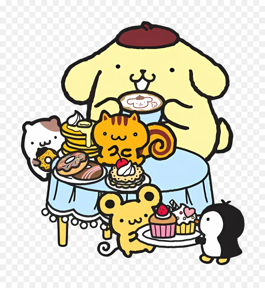 Pompompurin，Sevimli Karakterler PNG