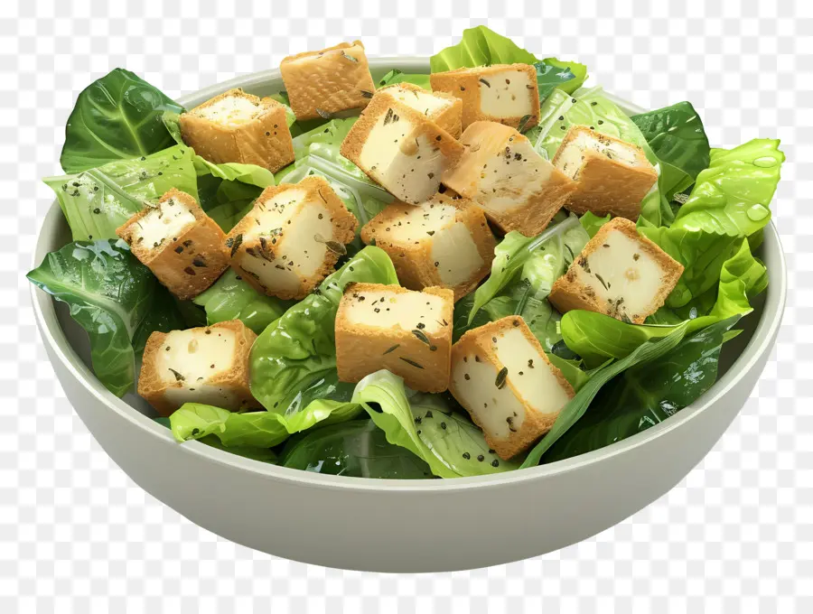 Sezar Salatası，Krutonlu Salata PNG