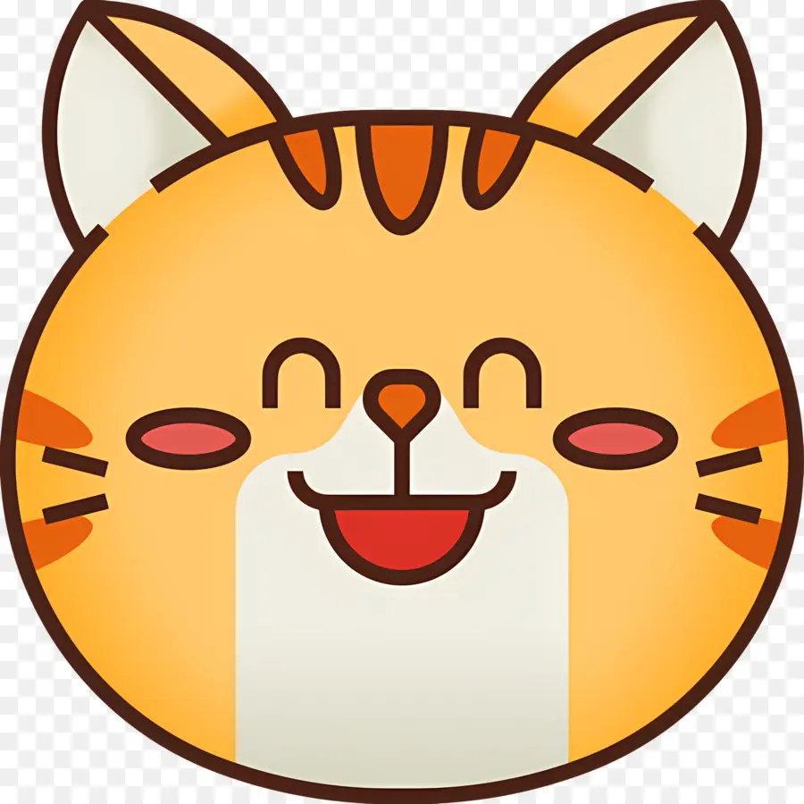 Kedi Emojisi，Mutlu Kedi PNG