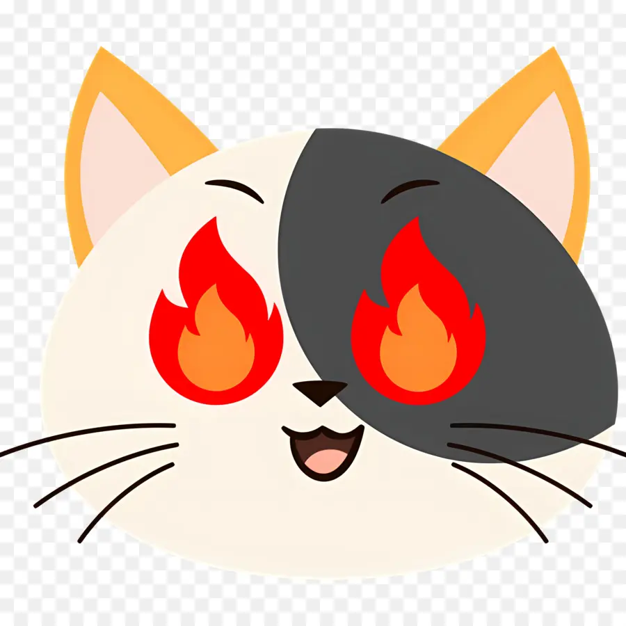 Ateş Emojisi，Kedi PNG