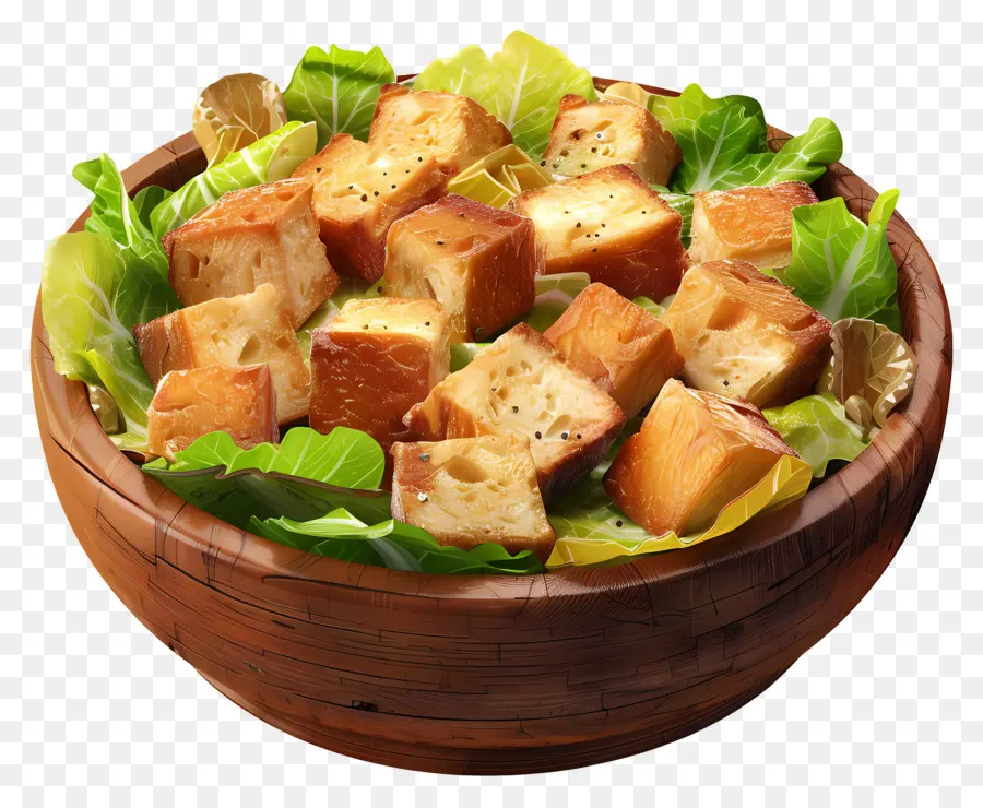 Sezar Salatası，Tofu Salatası PNG