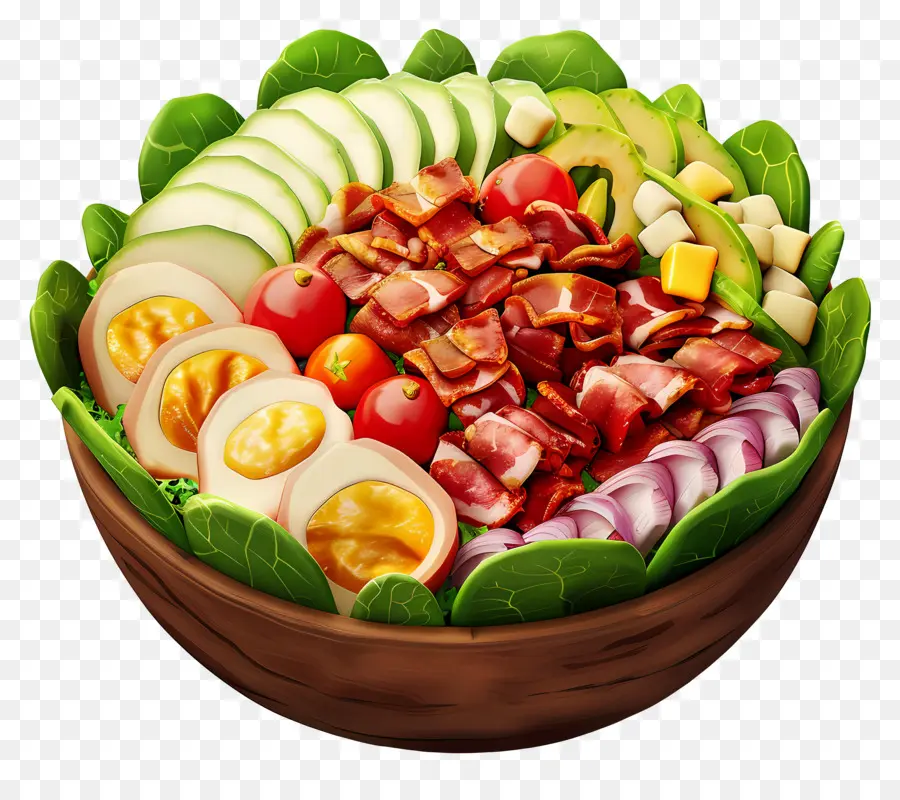 Cobb Salatası，Salata Kasesi PNG