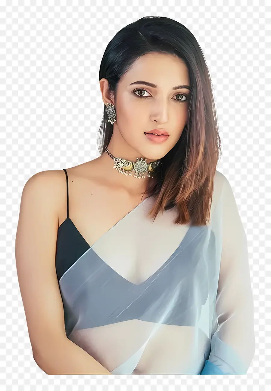 Neha Shetty，Sari PNG