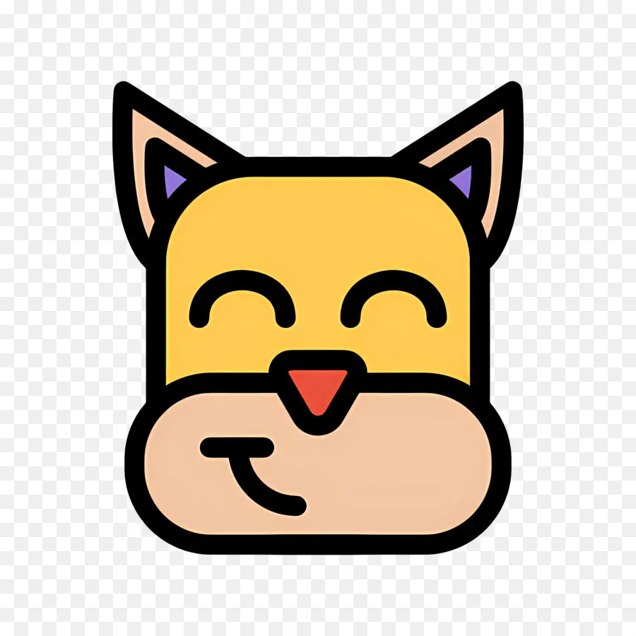 Köpek Emojisi，Kedi Yüzü PNG