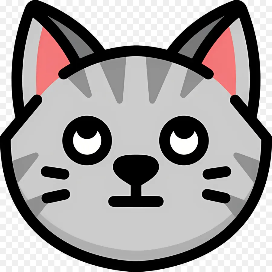 Kedi Emojisi，Gri Kedi PNG