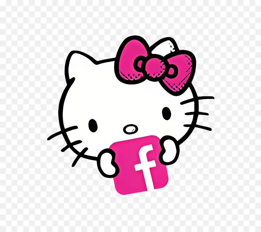 Merhaba Kitty，Facebook Ile Hello Kitty PNG