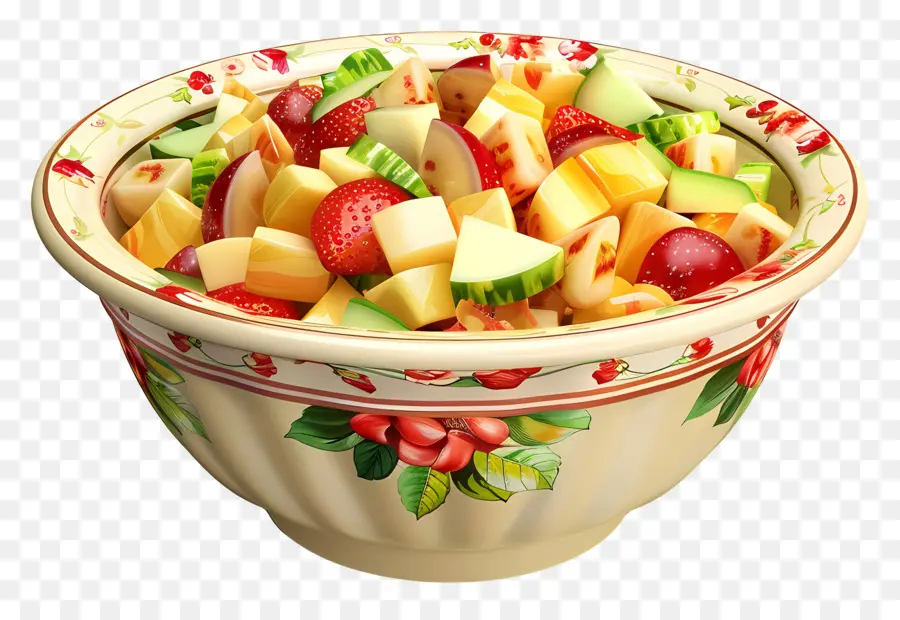 Waldorf Salatası，Meyve Salatası Kasesi PNG