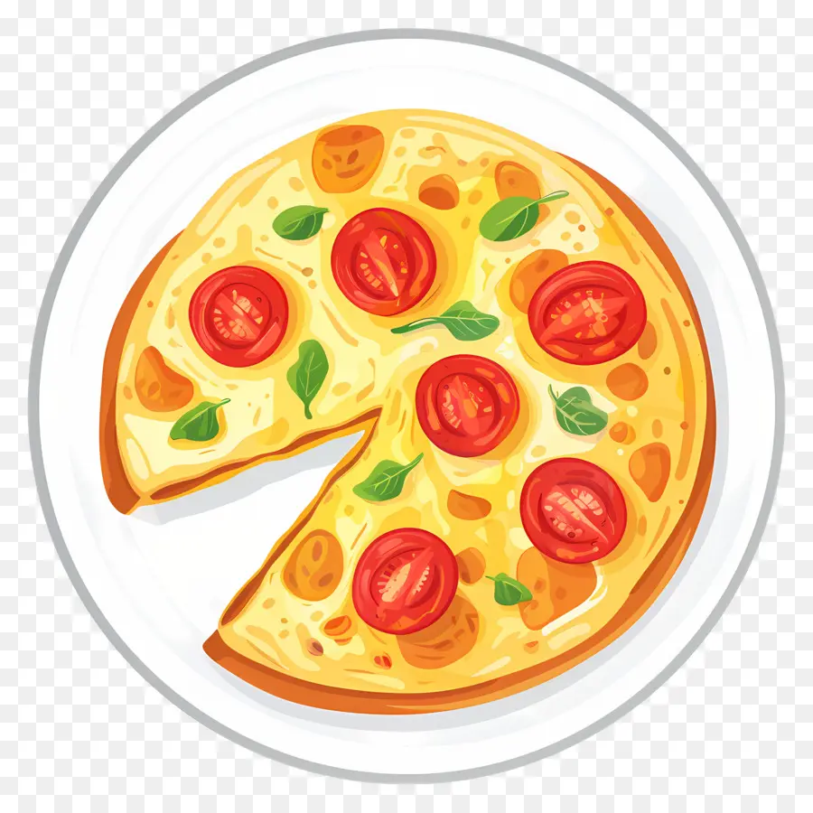 İspanyol Omleti，Pizza PNG