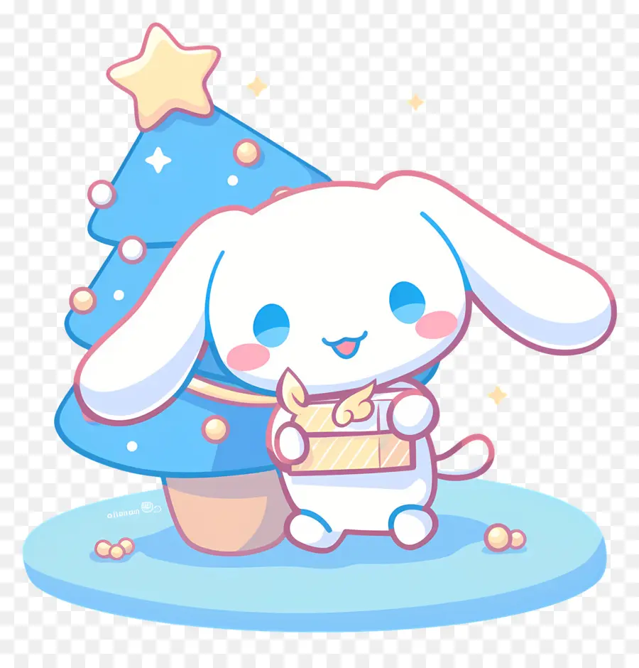 Sevimli Cinnamoroll，Hediyeli Sevimli Tavşan PNG