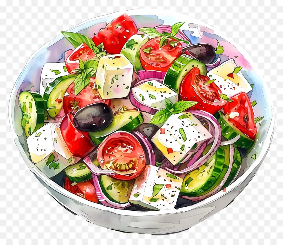 Yunan Salatası，Sebze PNG