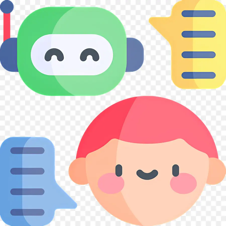 Yapay Zeka，Chatbot Ve İnsan PNG