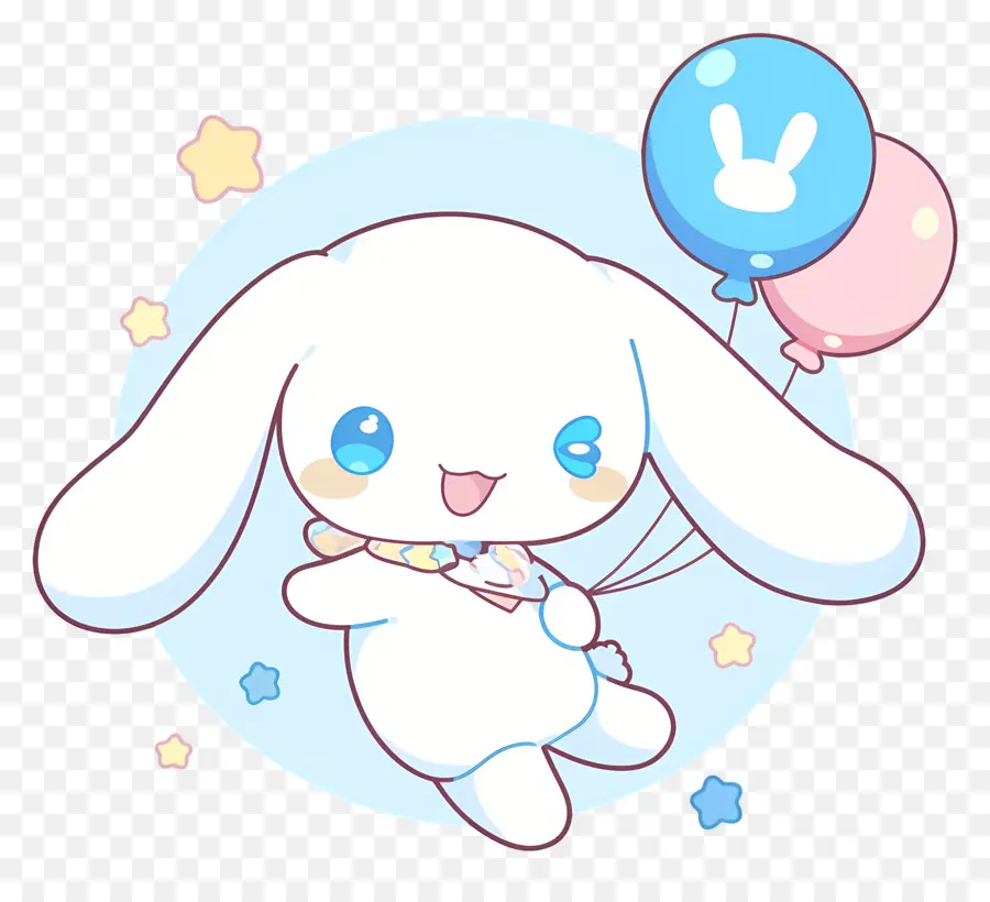 Sevimli Cinnamoroll，Balonlu Sevimli Karakter PNG