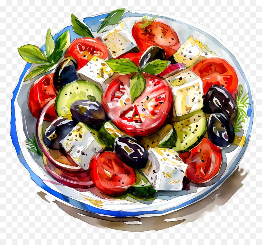 Yunan Salatası，Sebze PNG