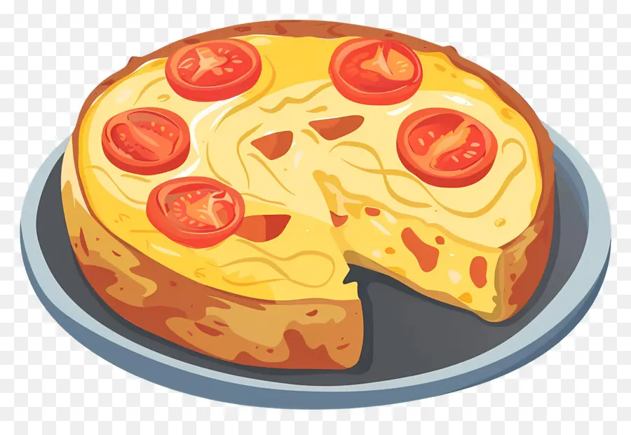 İspanyol Omleti，Pizza PNG