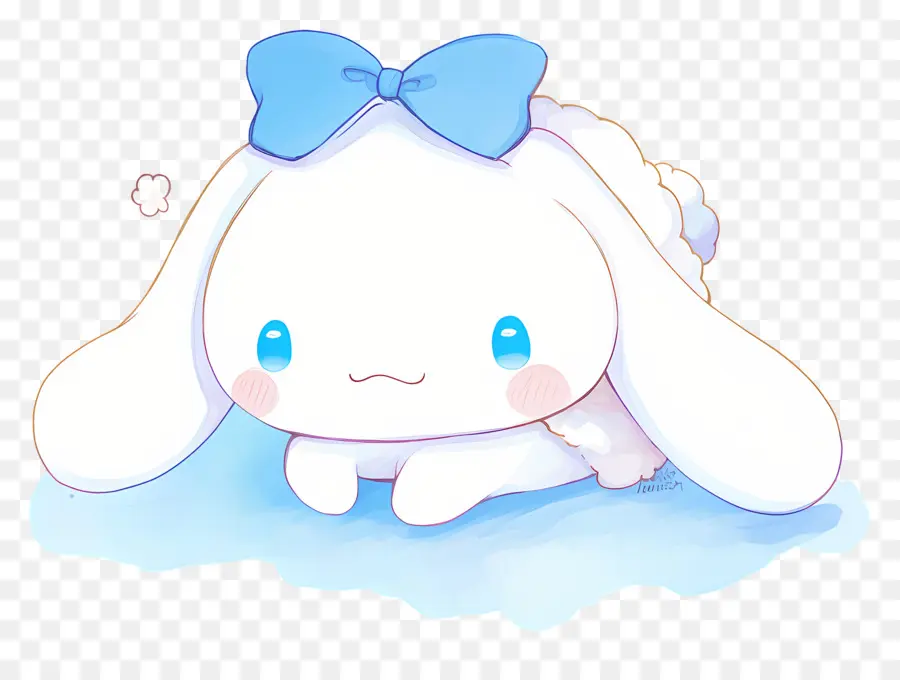 Cinnamoroll Uyuyor，Yaylı Sevimli Karakter PNG