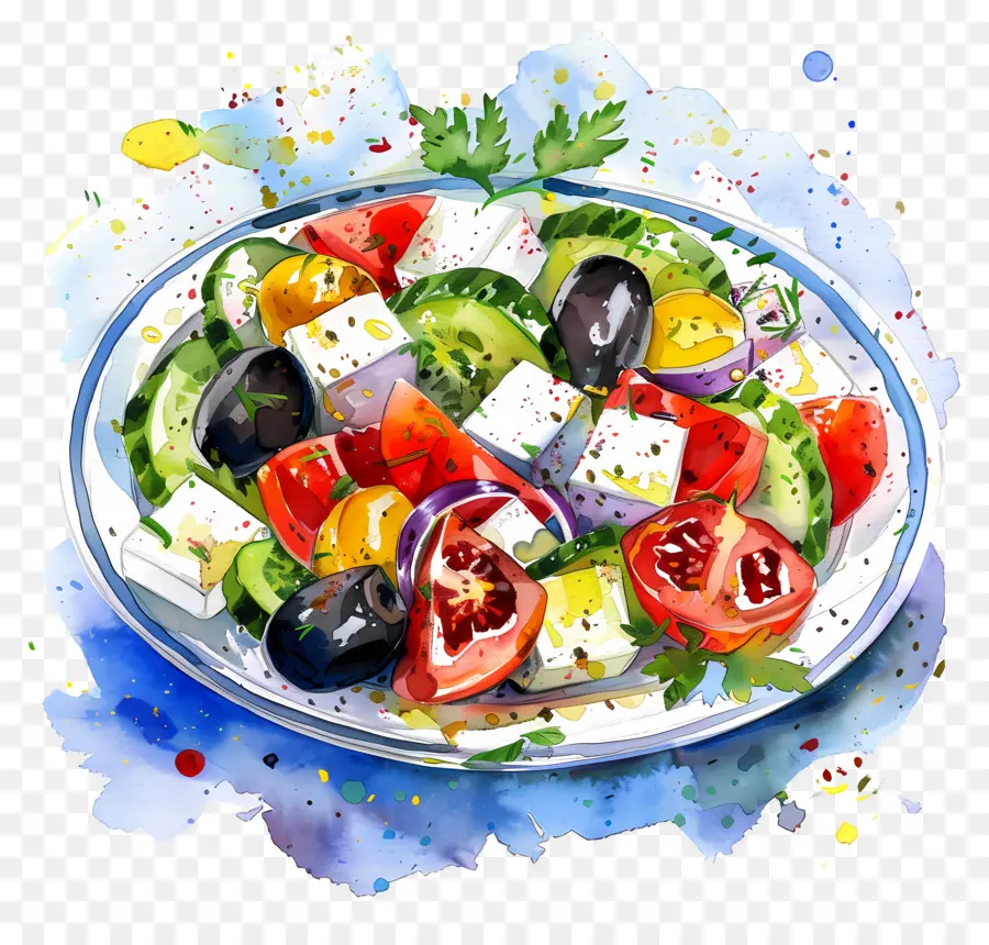 Yunan Salatası，Sebze PNG