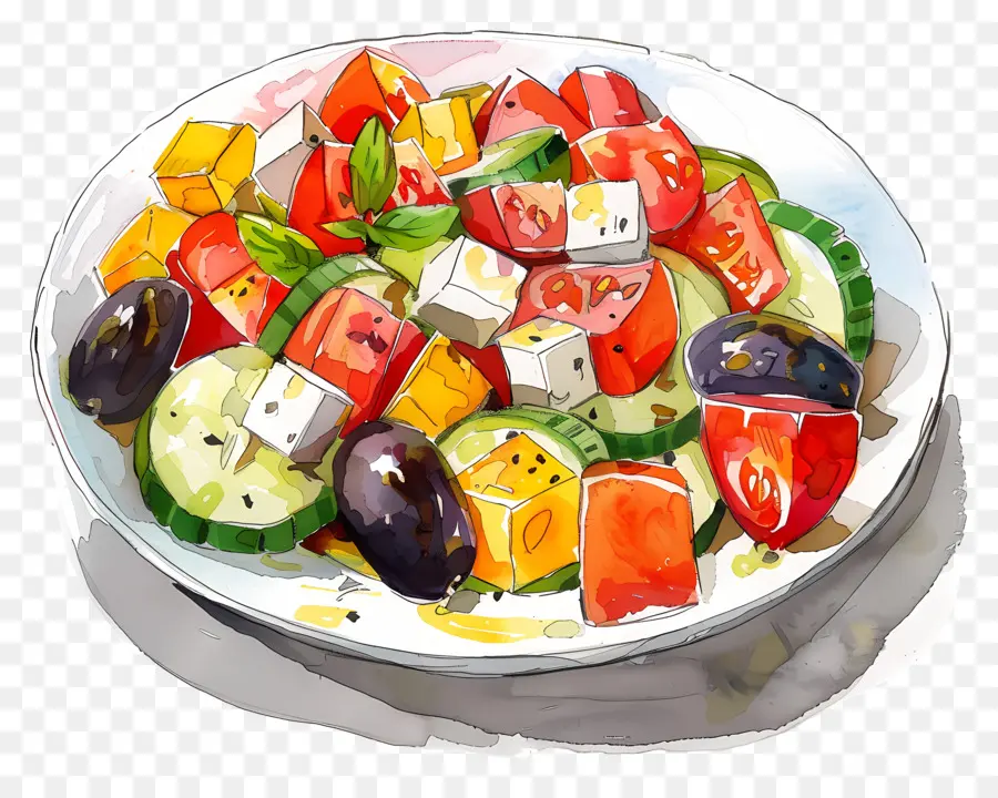 Yunan Salatası，Salata PNG