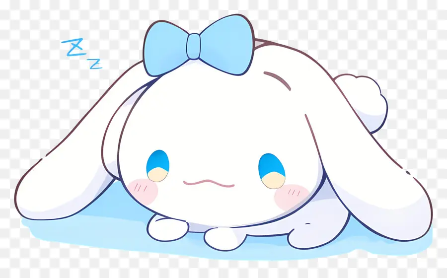 Cinnamoroll Uyuyor，Yaylı Sevimli Karakter PNG