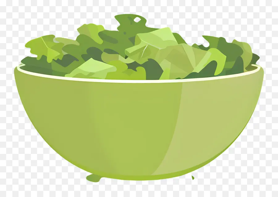 Yeşil Salata，Tas PNG