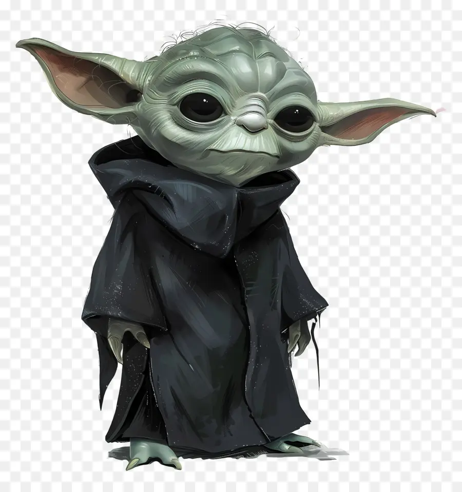 Yoda，Elbiseli Yeşil Yaratık PNG