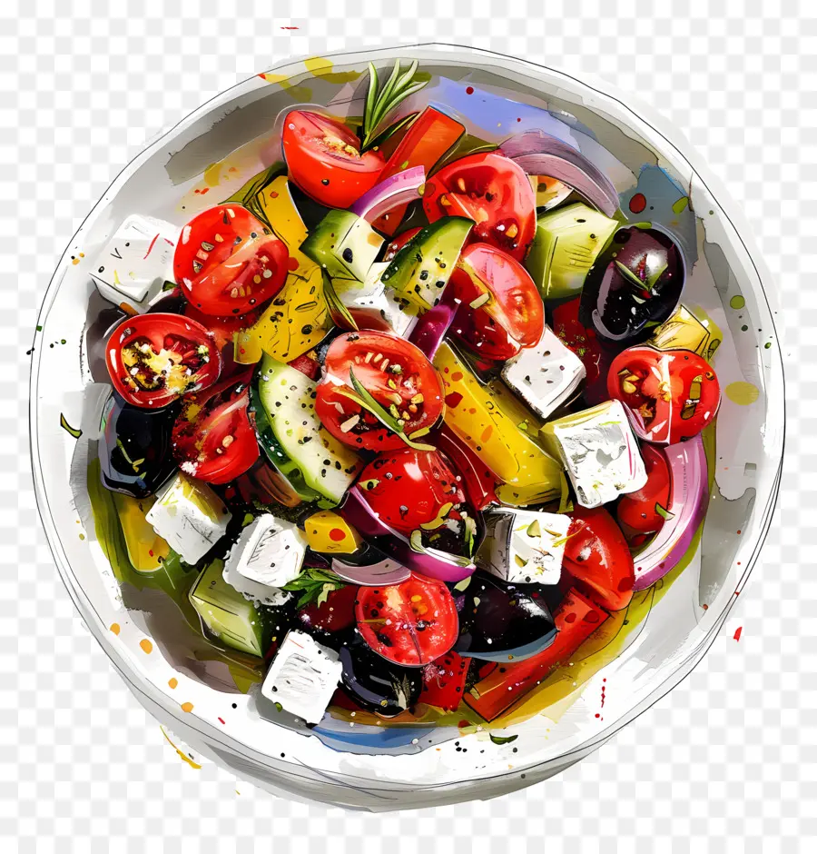 Yunan Salatası，Sebze PNG