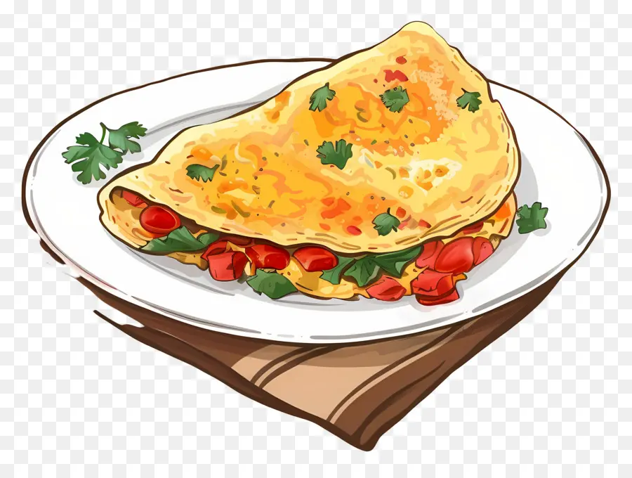 İspanyol Omleti，Omlet PNG