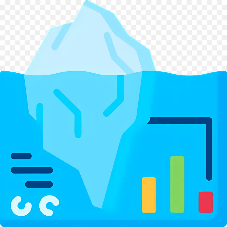 Infografik，Buzdağı Ve Veri PNG