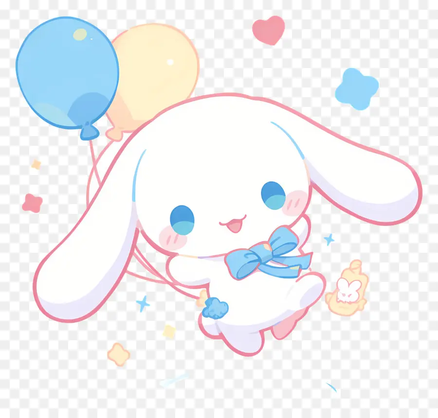 Sevimli Cinnamoroll，Balonlu Sevimli Karakter PNG