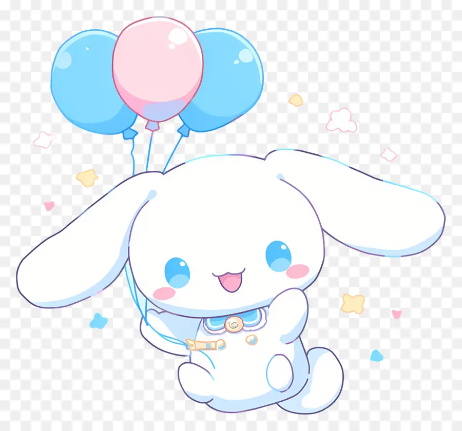 Sevimli Cinnamoroll，Balonlu Sevimli Karakter PNG