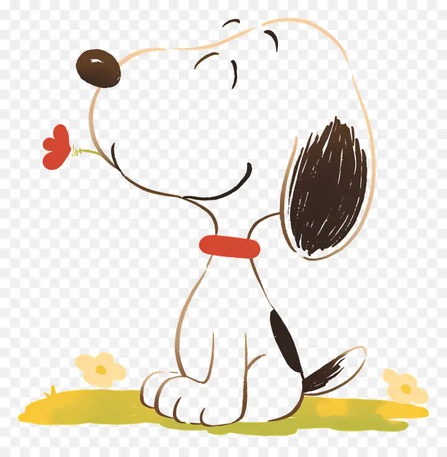 Snoopy，Karikatür Köpek çiçek PNG