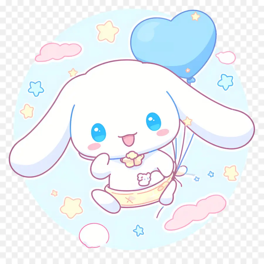 Sevimli Cinnamoroll，Balonlu Sevimli Karakter PNG