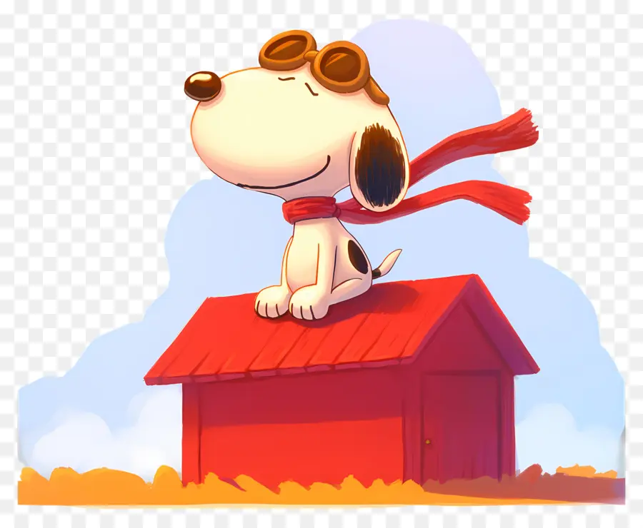 Snoopy，Karikatür Köpek Evde PNG