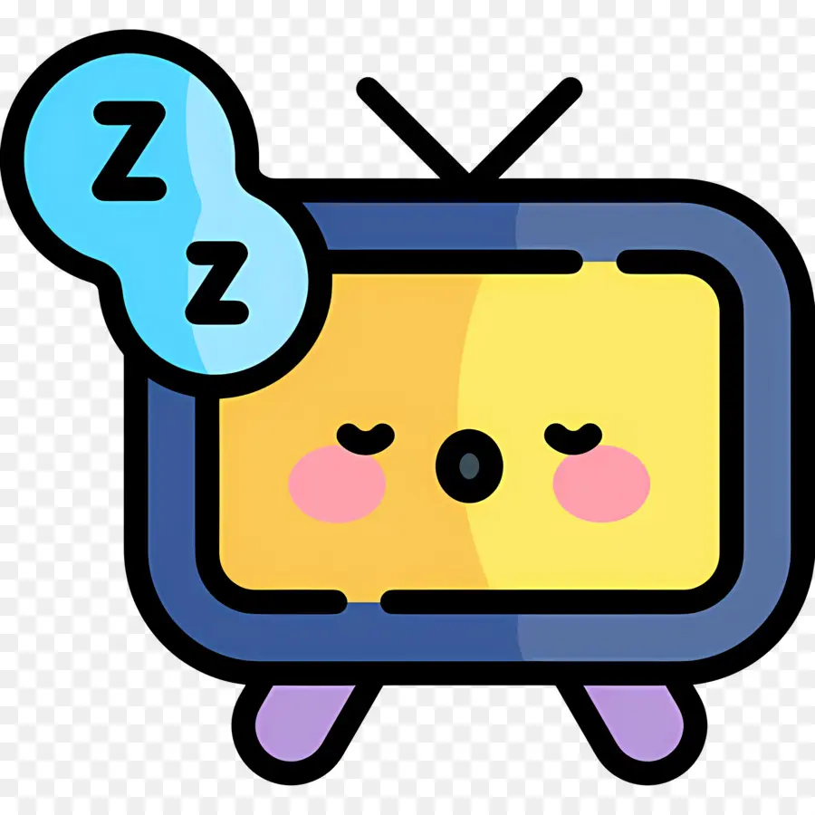 Uyu Zzz，Uyuyan Televizyon PNG