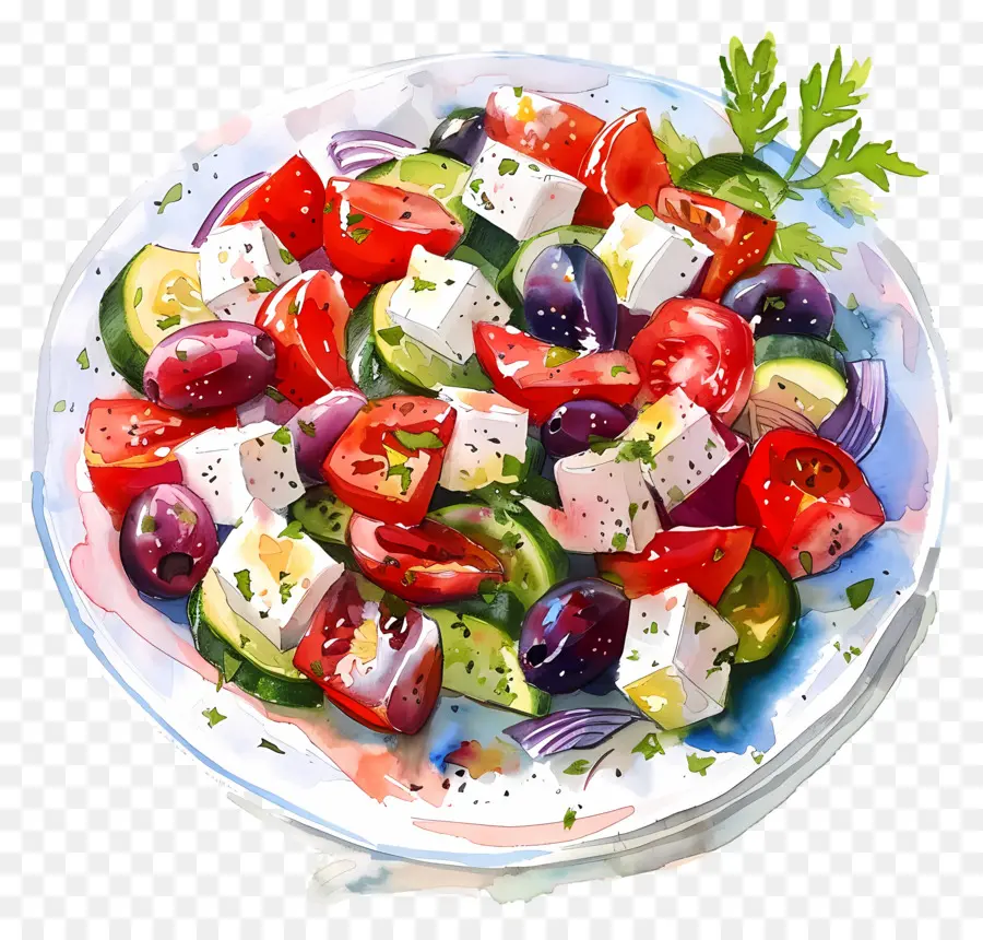 Yunan Salatası，Sebze PNG