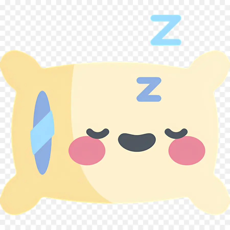 Uyu Zzz，Z'li Yastık PNG