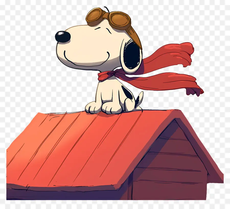 Snoopy，Karikatür Köpek Gözlüklü PNG