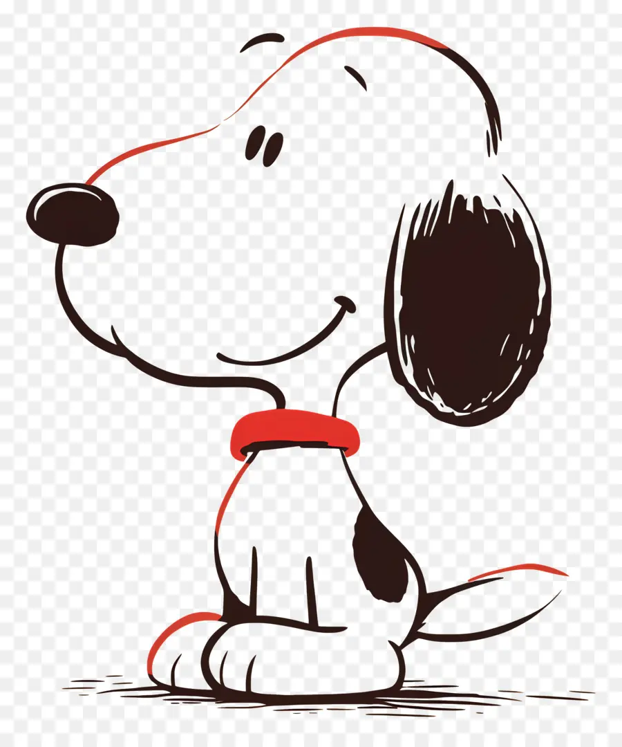 Snoopy，Karikatür Köpek Taslağını PNG