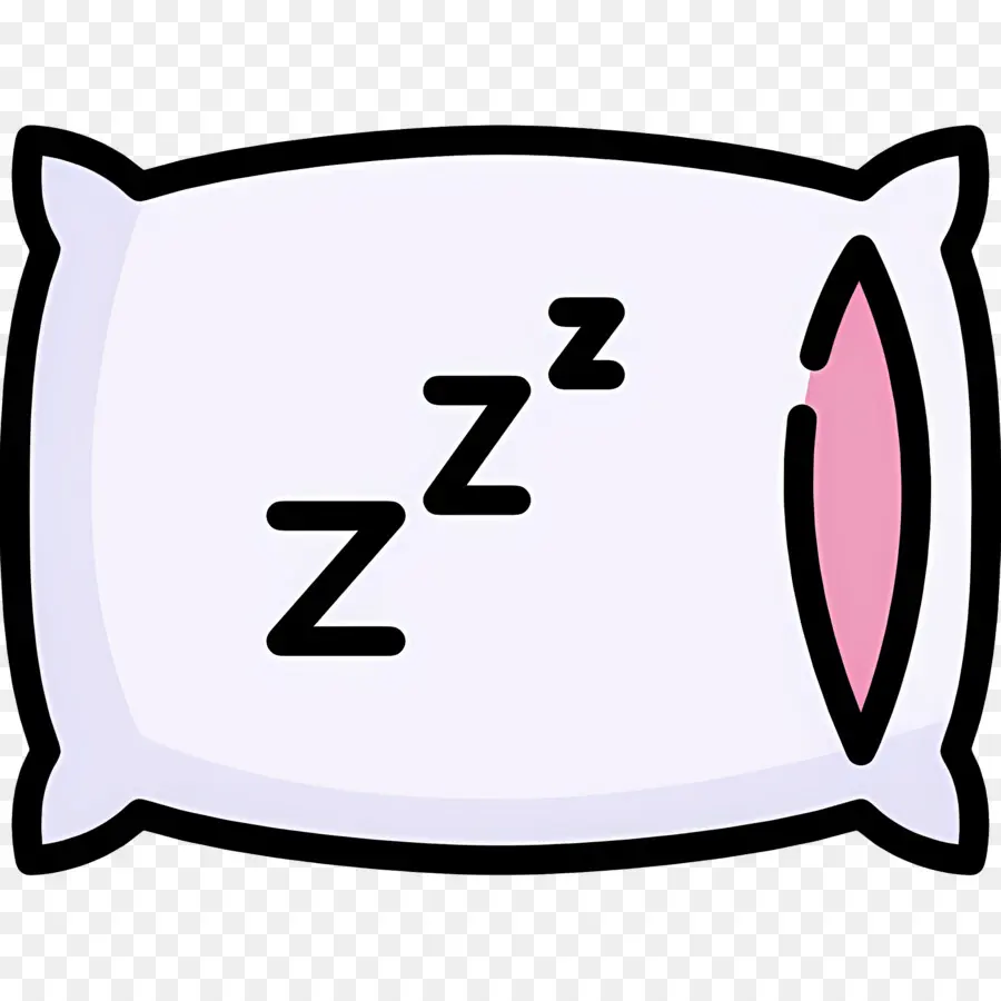 Uyu Zzz，Zzz'li Yastık PNG