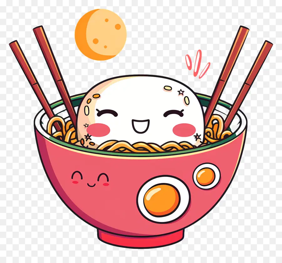 Kase Ramen，Sevimli Erişte Kasesi PNG