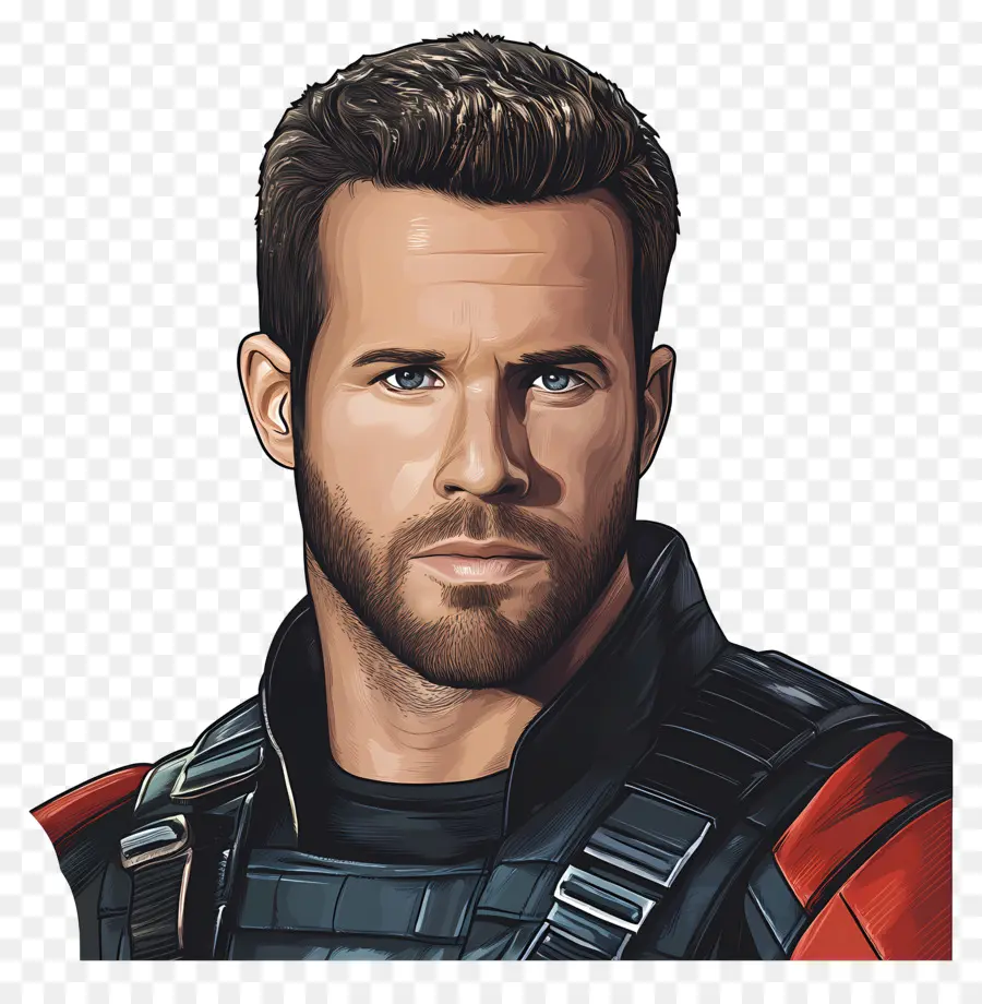 Ryan Reynolds，Karakter İllüstrasyonu PNG