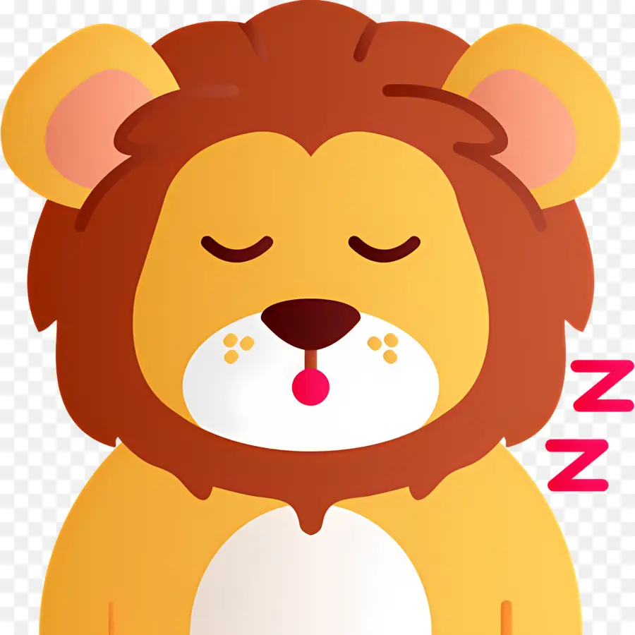 Uyu Zzz，Uyuyan Aslan PNG