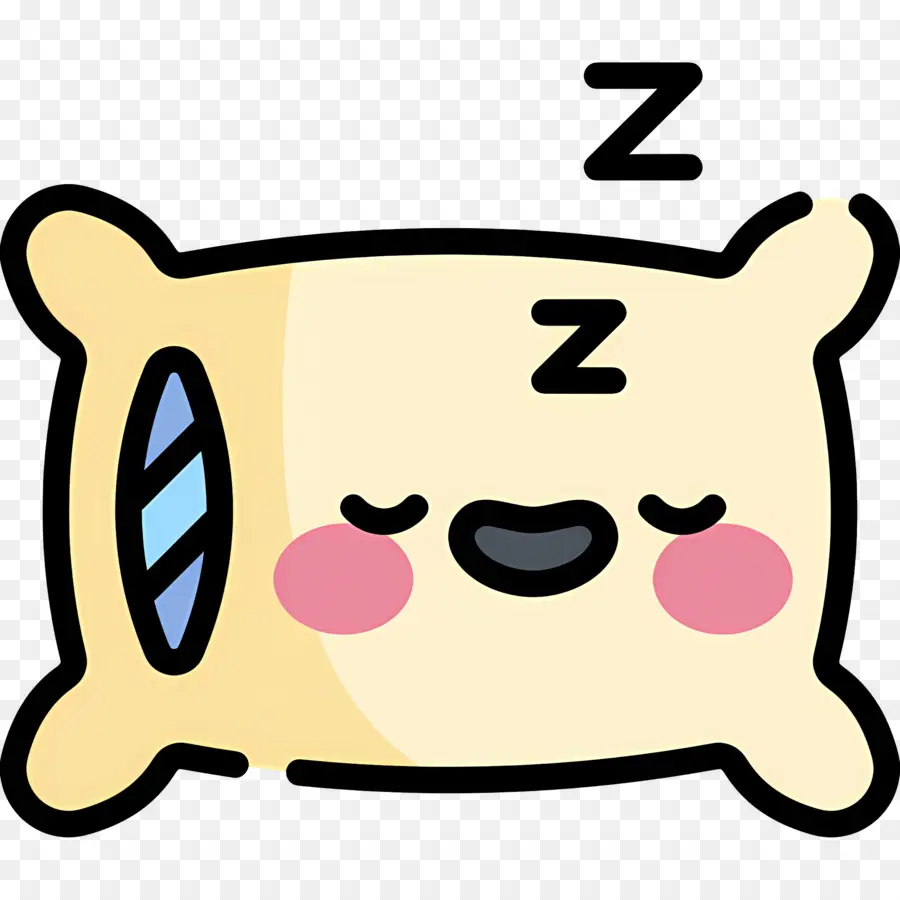 Uyu Zzz，Z'li Yastık PNG