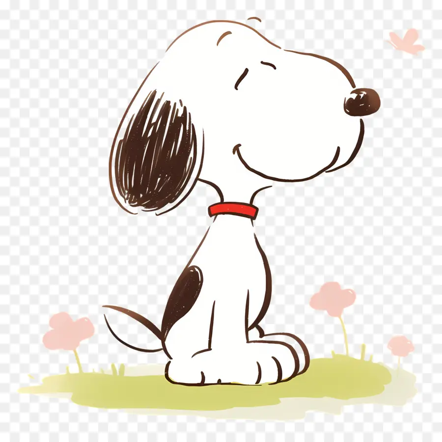 Snoopy，Karikatür Köpek çiçek PNG