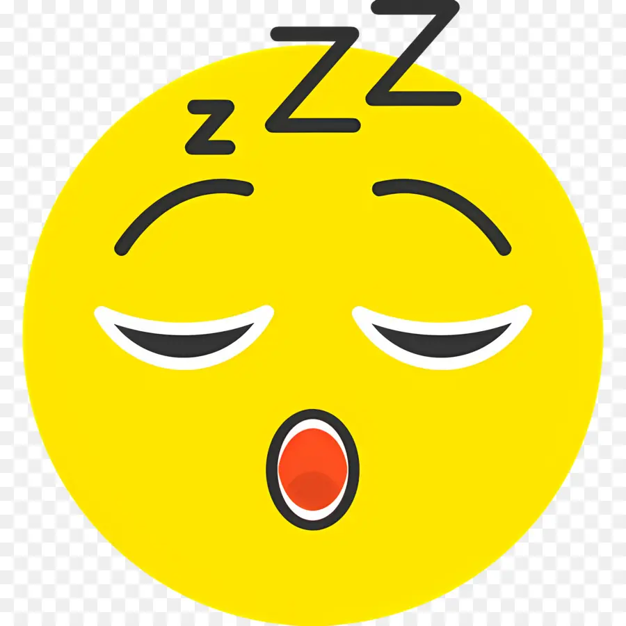 Uyu Zzz，Uyuyan Emoji PNG