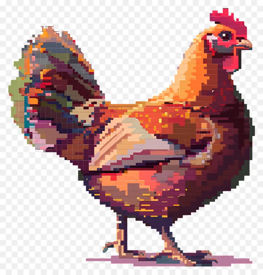 Pixel Şükran Günü Türkiyesi，Piksel Tavuk PNG