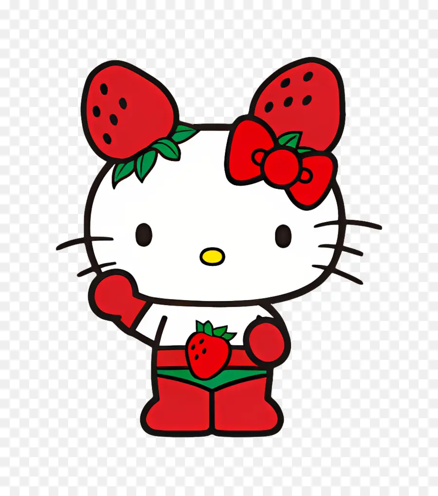 Ichigoman，Çilek Hello Kitty PNG