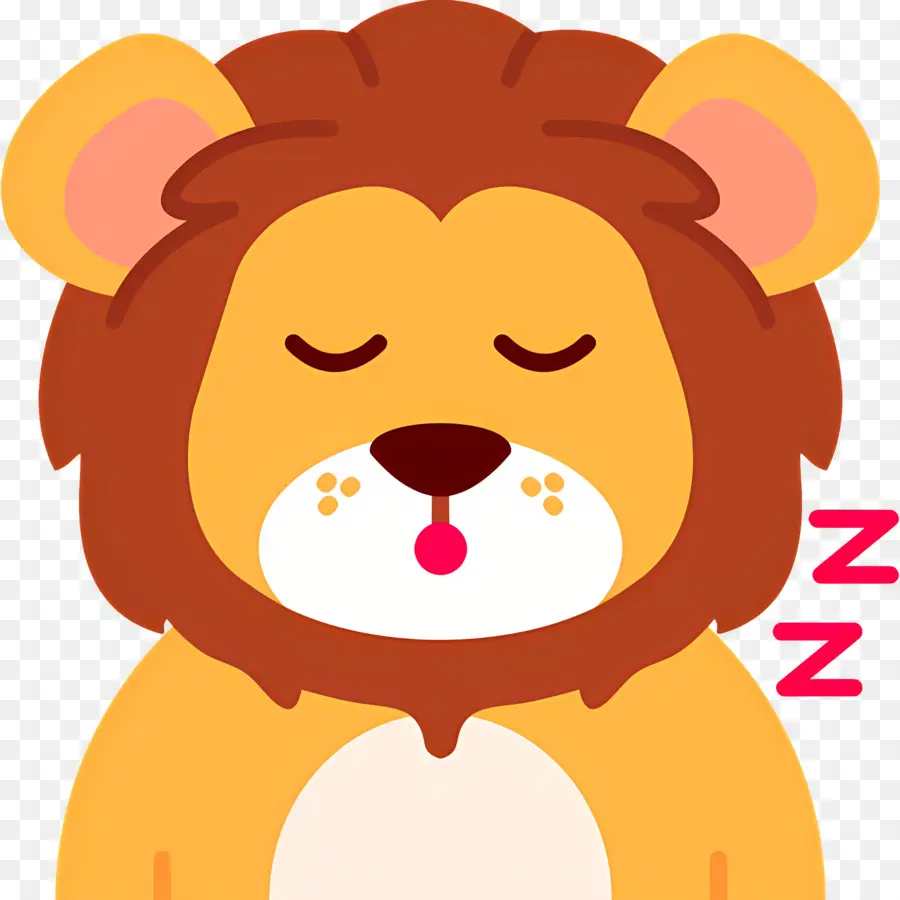 Uyu Zzz，Uyuyan Aslan PNG